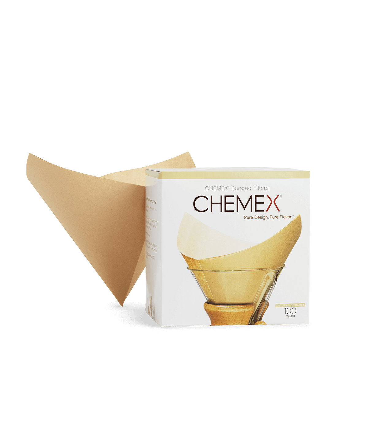 Chemex bonded paper coffee filters - 100 ct