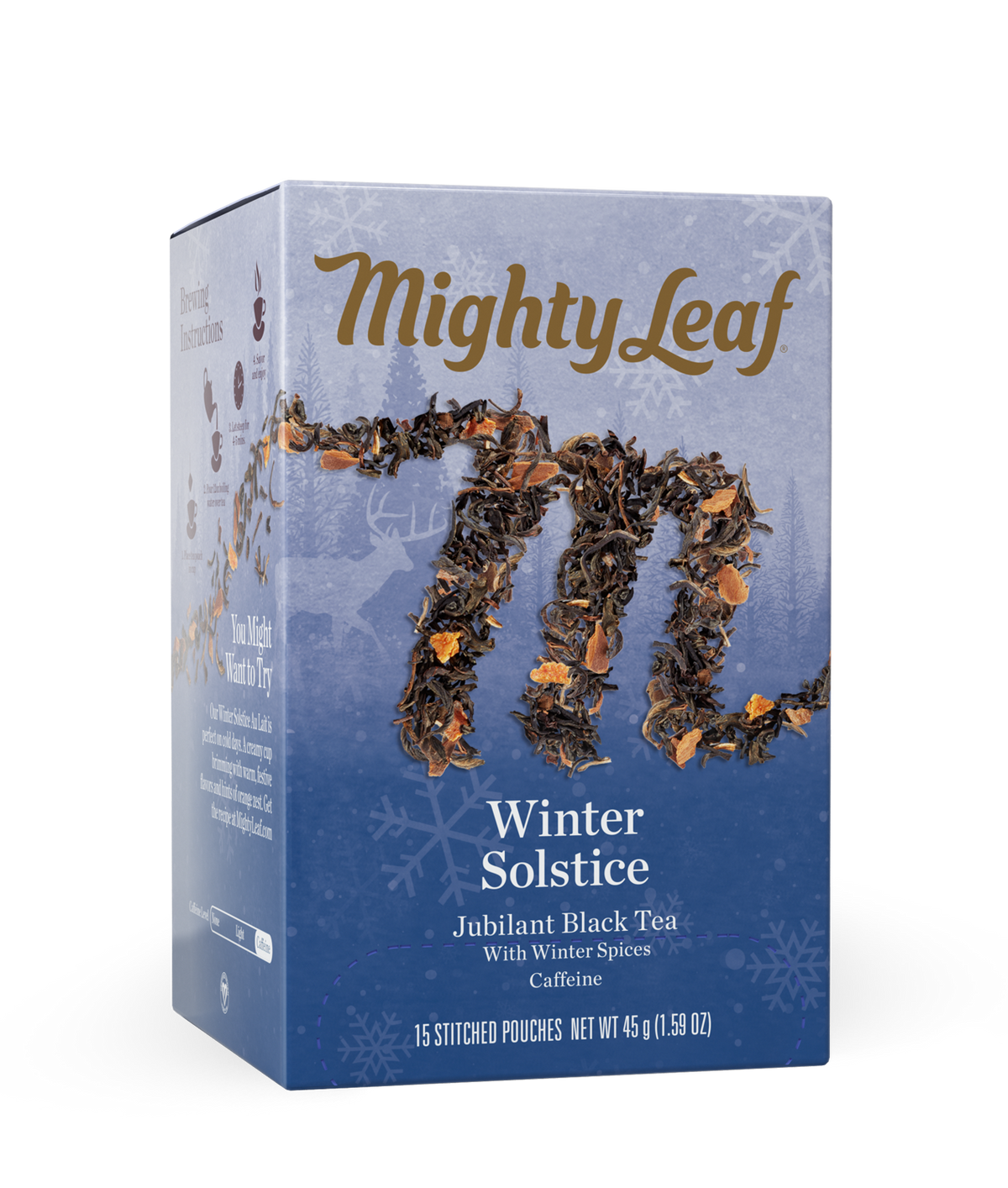 Mighty Leaf winter solstice tea - 15 ct pouches box