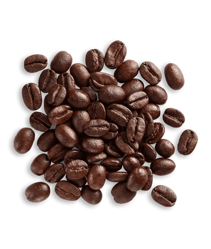 Peet's Anniversary Blend 2022 Coffee beans shown up close with detail