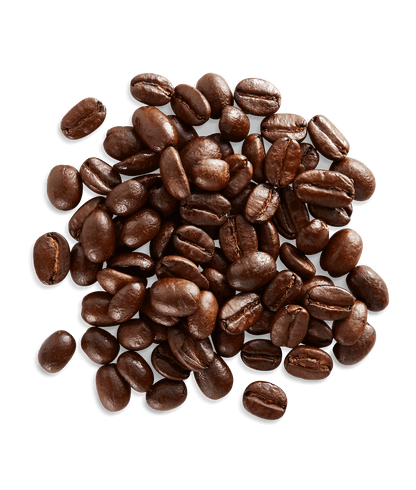 Peet's Ethiopian Fancy Coffee beans shown up close with detail